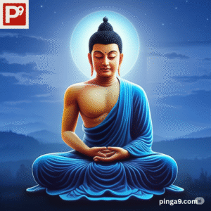 Lord Gautam Buddh in deep meditation