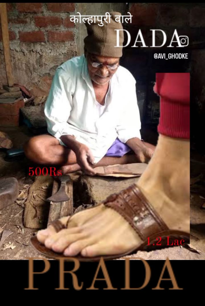 Writers Insta account picture.png Prada ची अखेर कबूली -कोल्हापुरी चप्पल आमचे inspiration!..