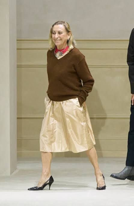 images -Miuccia-Prada . Miuccia Prada at a social gathering