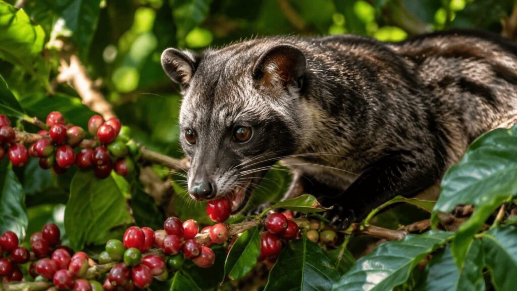 wp-civet-cat.jpg Civet Cat eating Coffee berries