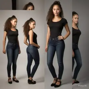 Ladies Fitted jeans