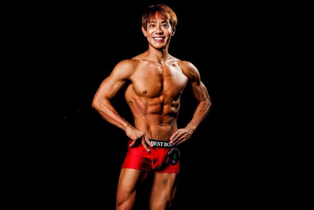 Daisuke Hori in a body builder pose .Pic Courtesy Google