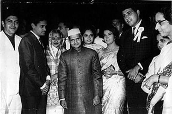 File picture of Bollywood Director Manoj Kumar meeting Prime minister Lalbahadur Shstri ji --.Photo courtesy Google